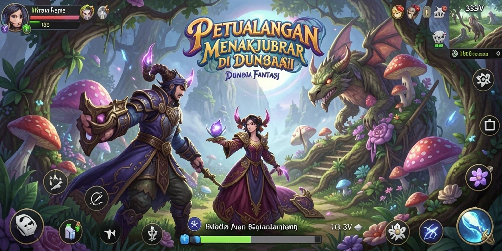 Gameplay seru dan menantang dalam dunia petualangan 333V.