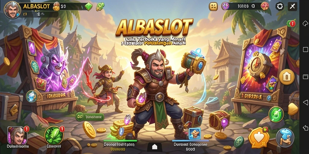 Screenshot dari gameplay Open World ALBASLOT yang menakjubkan.