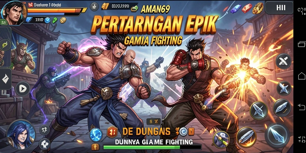 Tampilan menarik dari game Fighting dengan pertarungan seru.