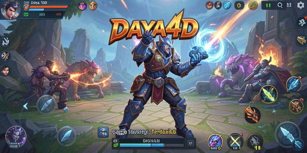 Tangkapan layar menunjukkan gameplay strategi menarik di DAYA4D.