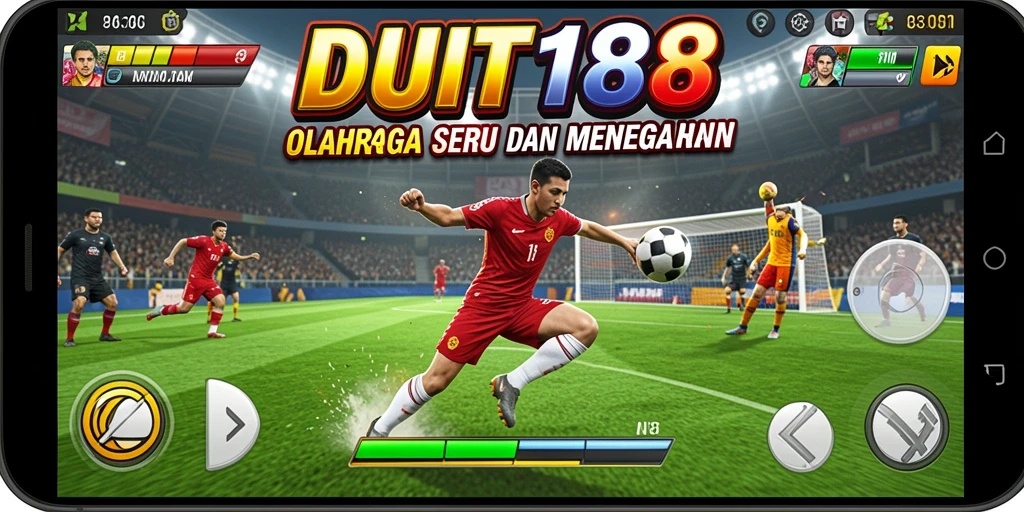 Tangkapan layar gameplay DUIT188 menampilkan aksi olahraga yang mendebarkan.