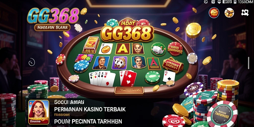 Screenshot GG368 menampilkan gameplay kasino yang memikat dan interaktif.