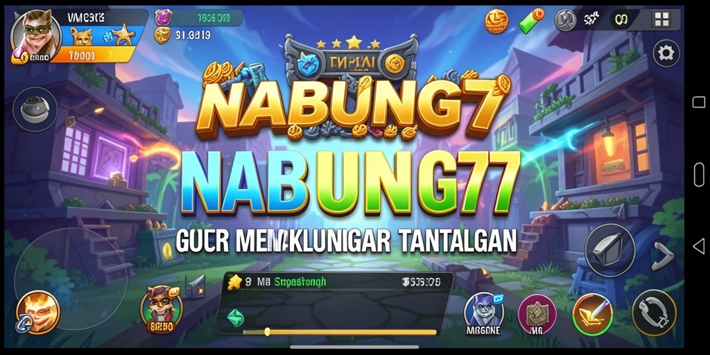 Screenshot gameplay NABUNG77 yang menampilkan strategi dan taktik.