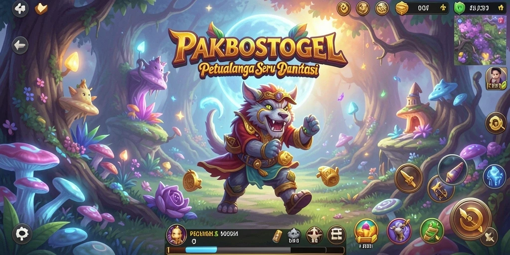 Tangkapan layar gameplay PAKBOSTOGEL yang menunjukkan aksi pertempuran mendebarkan.