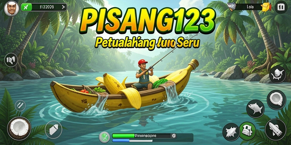 Tangkapan ikan besar dalam gameplay PISANG123.