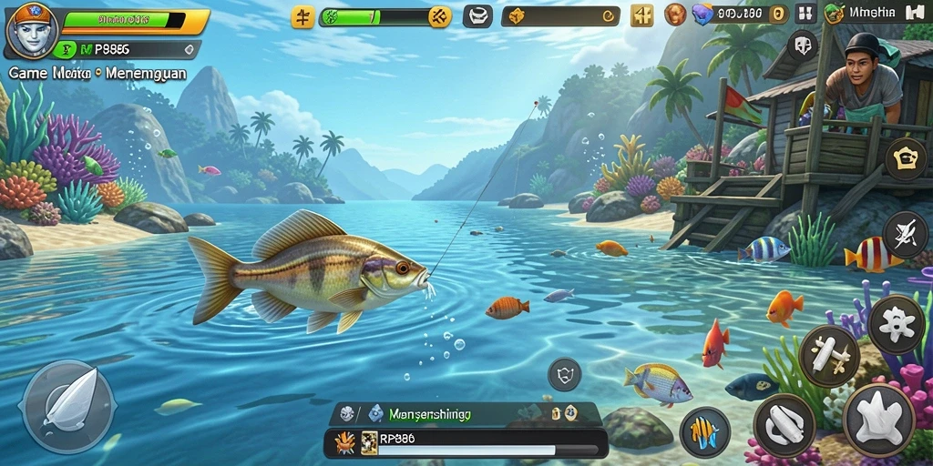 Tangkapan ikan di RP886 dengan grafik menakjubkan.