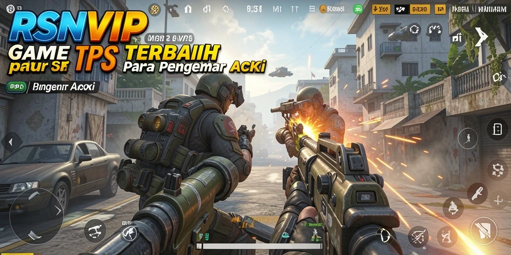 Tangkapan layar RSNVIP menampilkan gameplay TPS yang mendebarkan dan menarik.