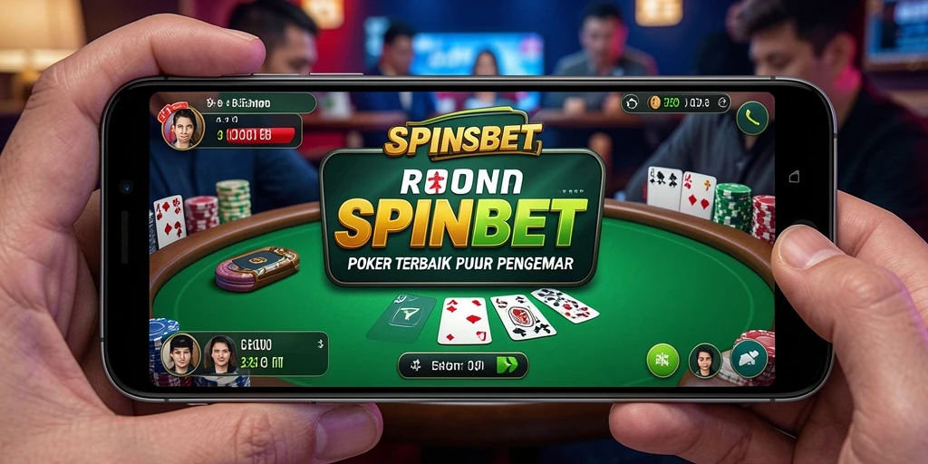 Tampilan gameplay SPINBET yang seru dalam permainan Poker.