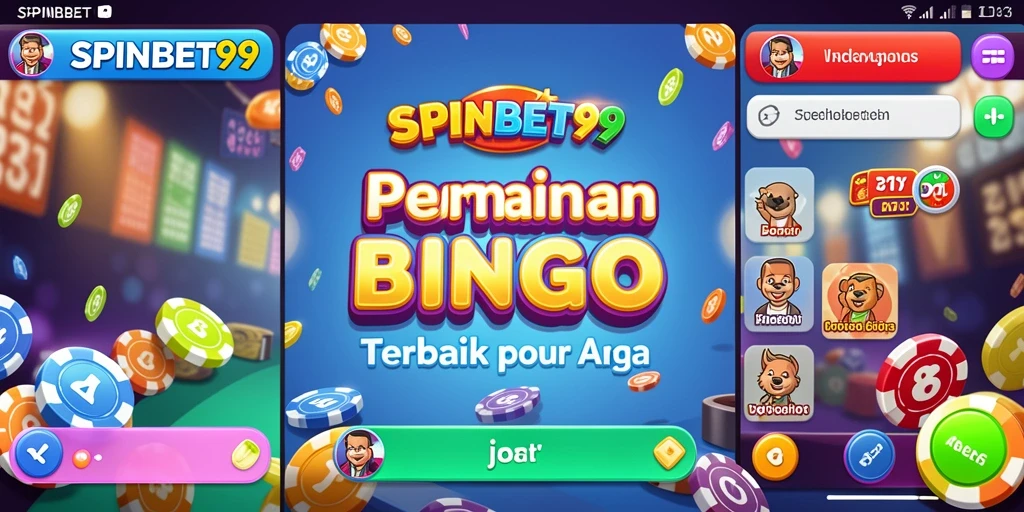 Tampilan utama gameplay Bingo di SPINBET99 yang seru dan interaktif.