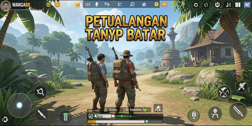 Tampilan gameplay WARGA88 yang menakjubkan dalam dunia terbuka.